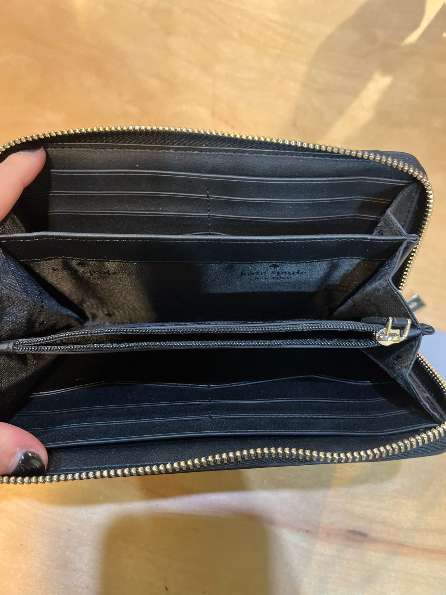 Kate Spade Colorblock Zip Around Wallet