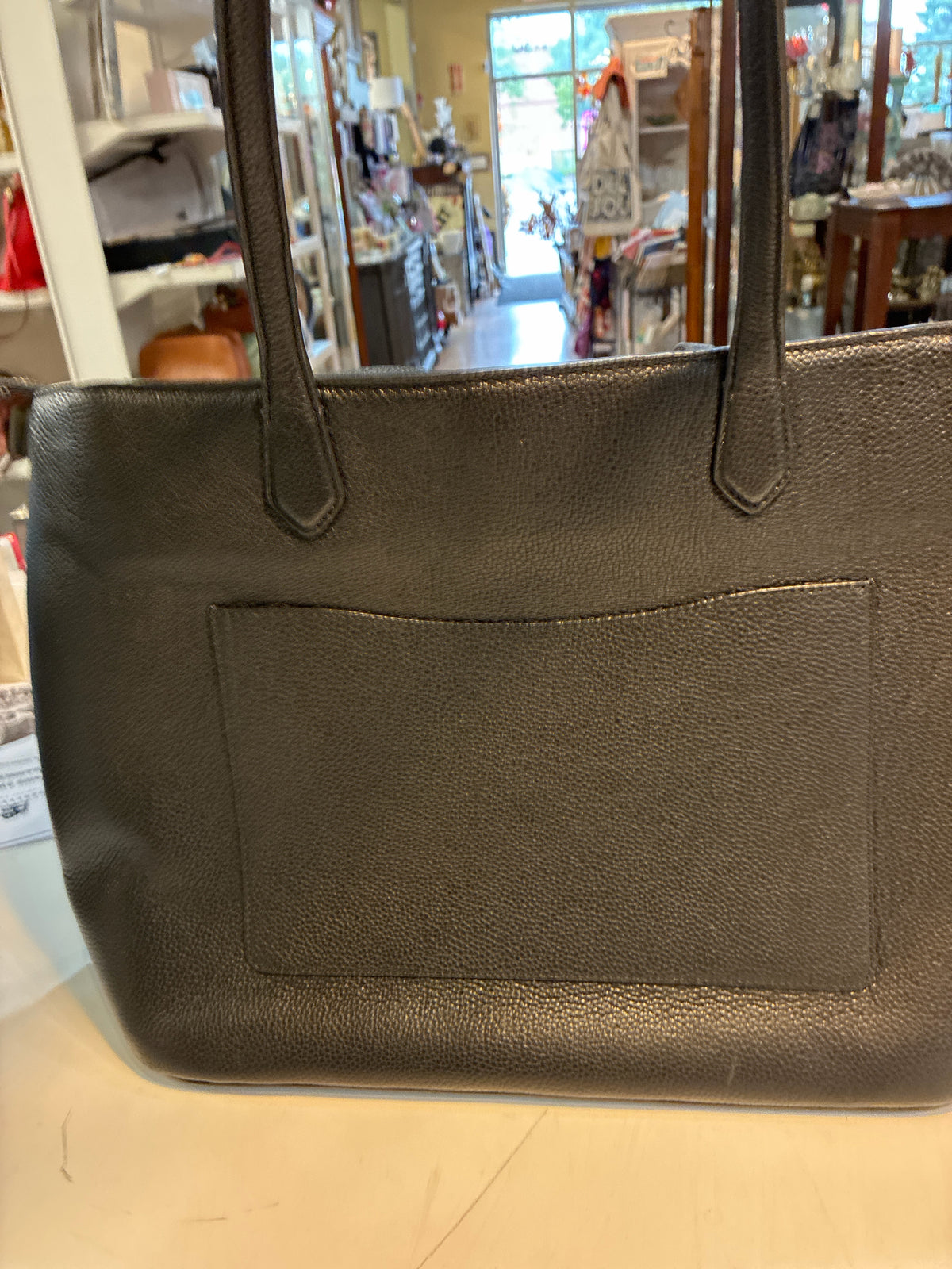 Kate Spade Black Leather Tote