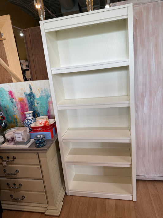 Crate & Barrel White Bookshelf