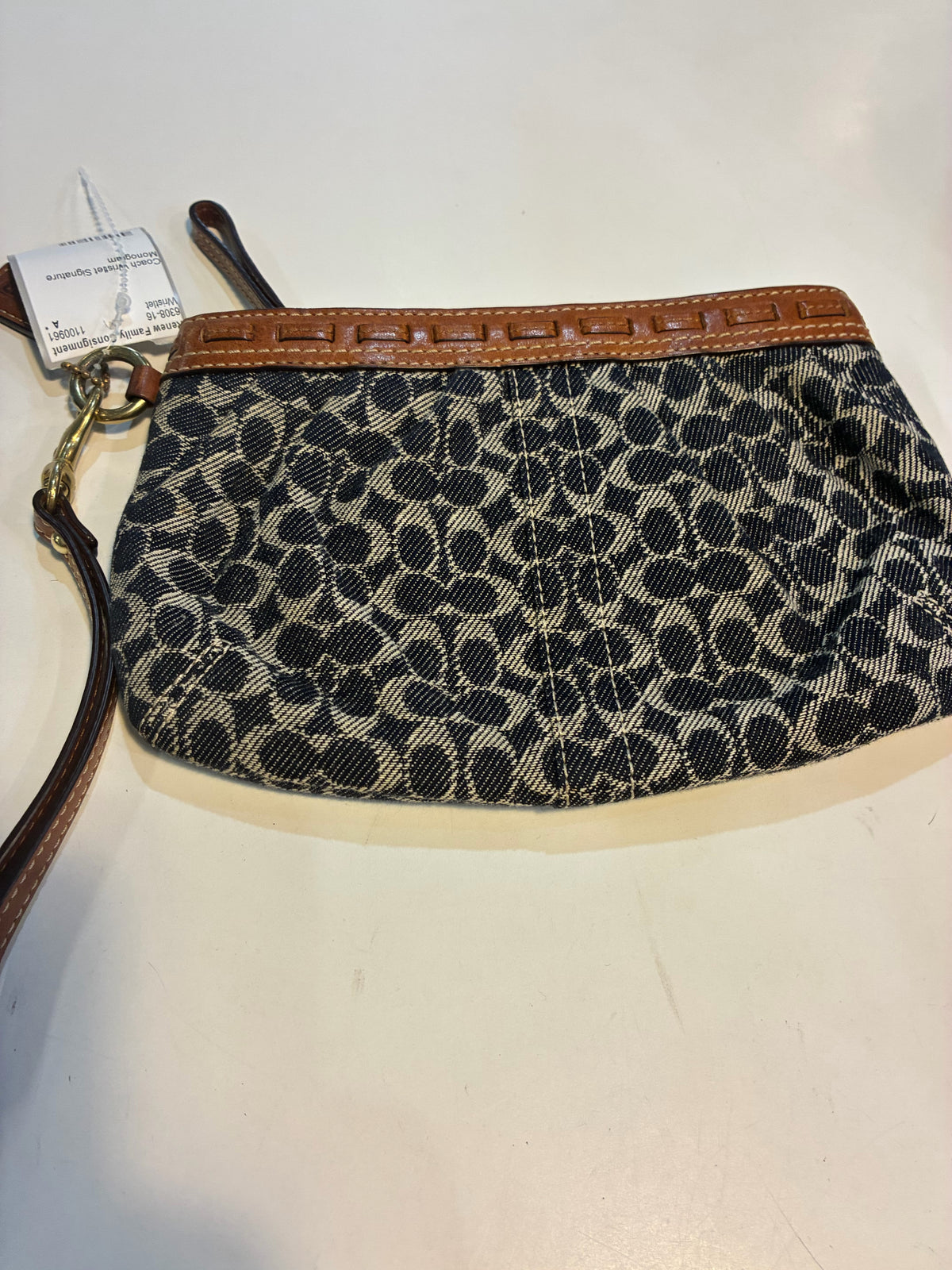 Coach Wristlet Signature Monogram
