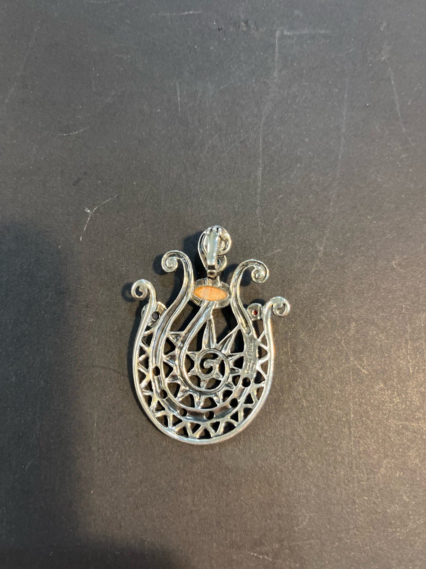 Carolyn Pollack Multi-color Tribal Pendant