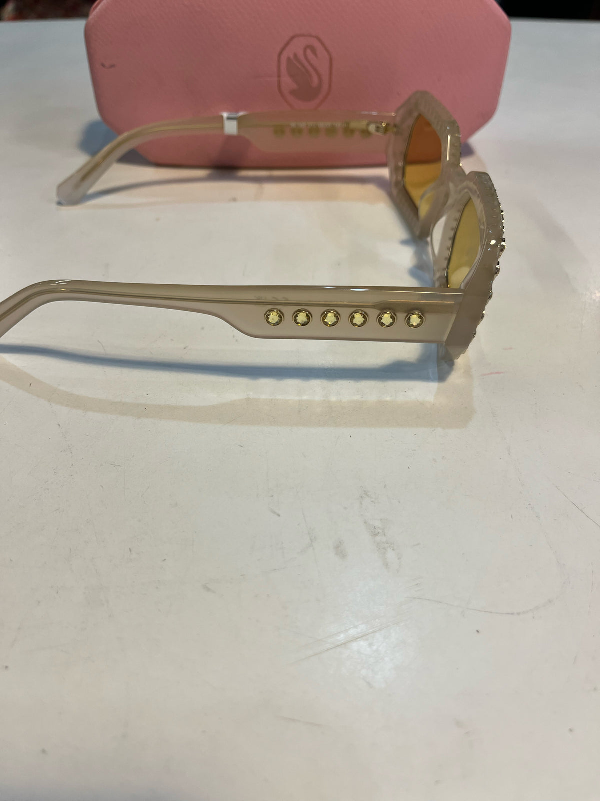 Swarovski "Millenia Rectangular Octagon" Sunglasses