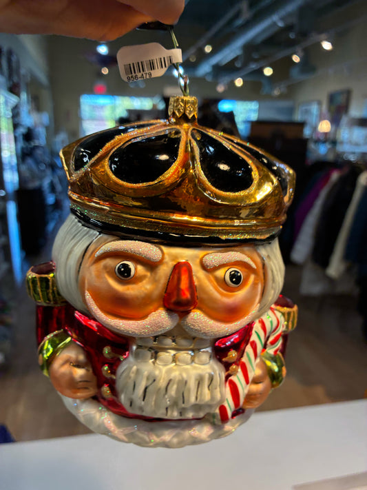 Vintage Christopher Radko Large Crunch red nutcracker soldier ornament