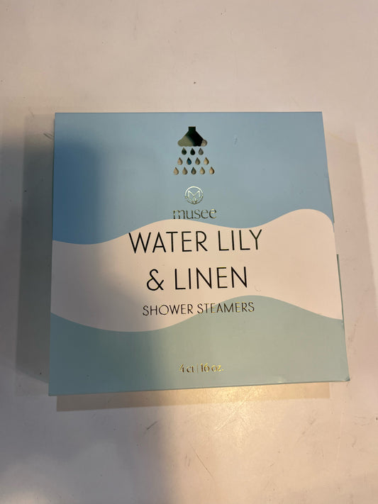 musee shower steamers water lily and linen