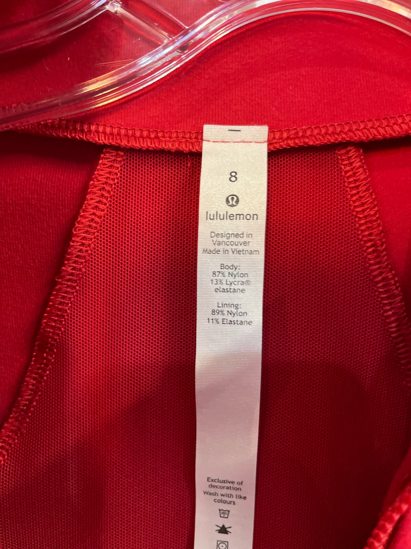 Lululemon Red Sweatshirt