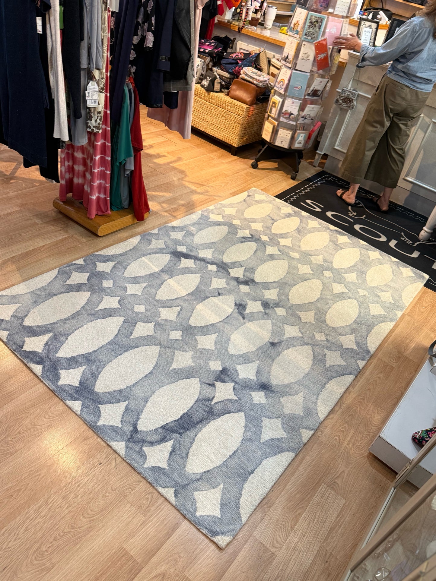 Dip Dye 5x8 Wool Rug