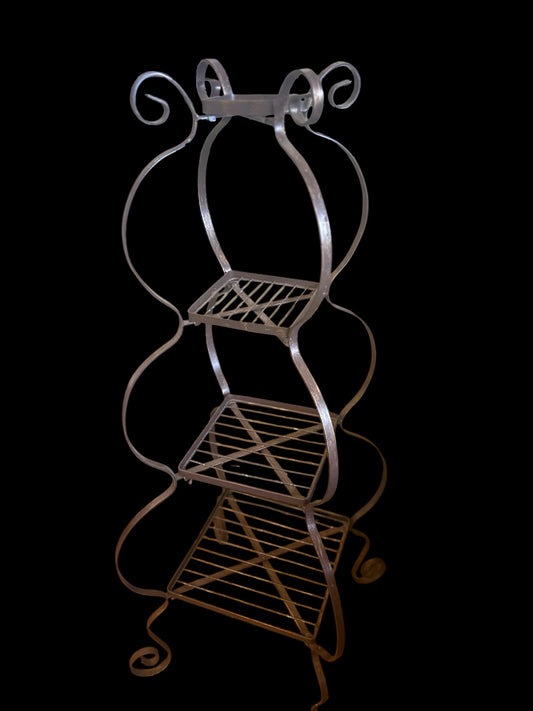 Four Tier Metal Etagere