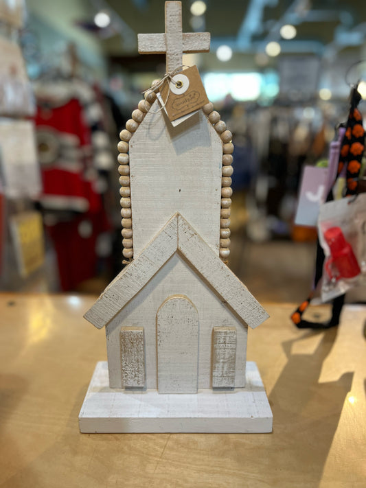Wooden Church by Mudpie NWT