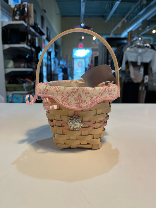 Longaberger "Horizon of Hope" Round Basket