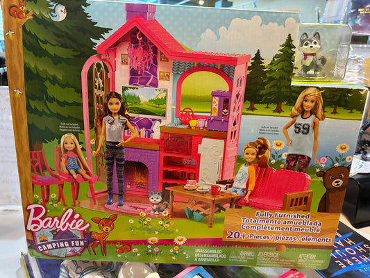 Barbie Camping Fun 20 piece play set