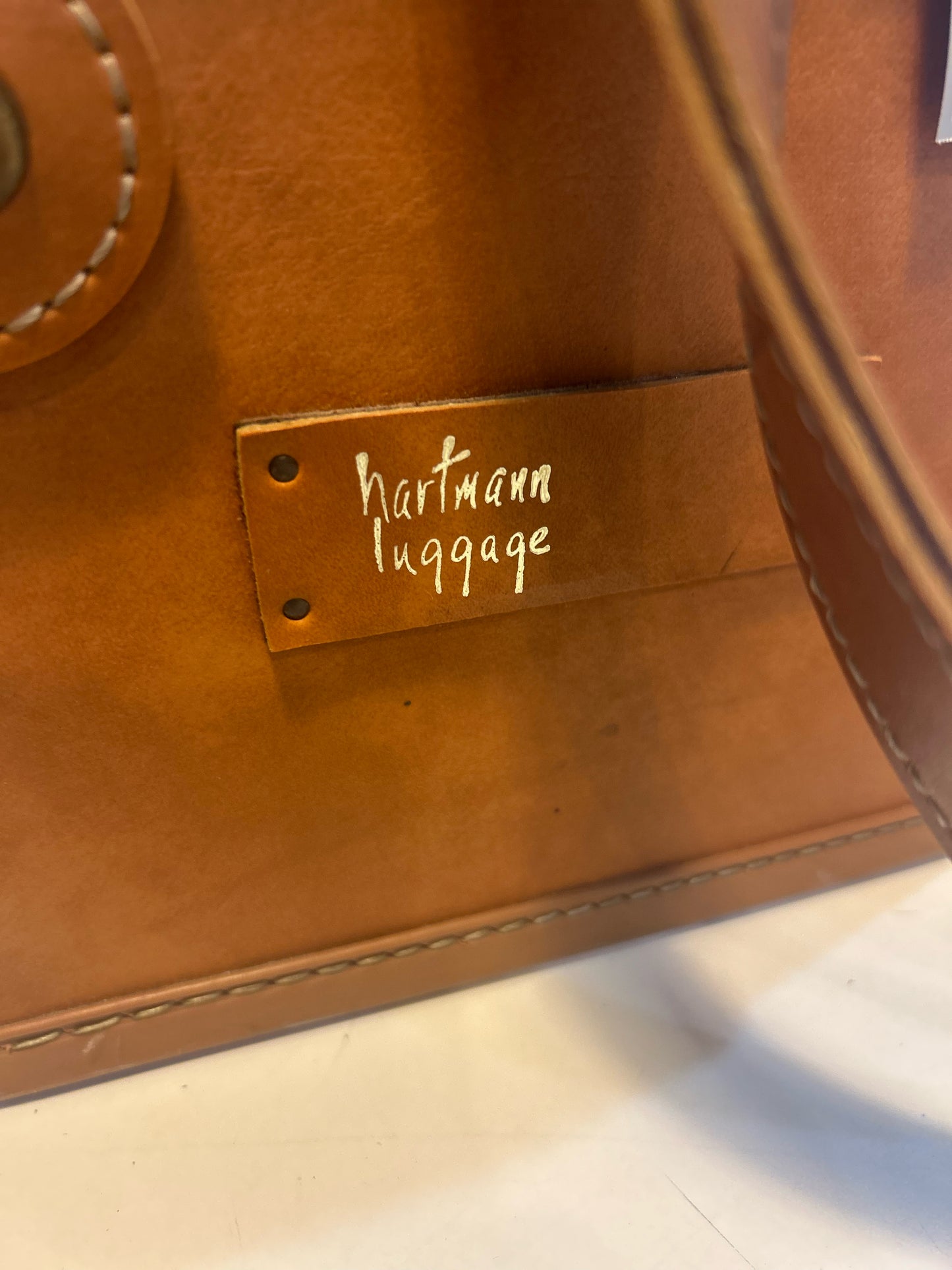 Vintage Hartmann Leather Train Case