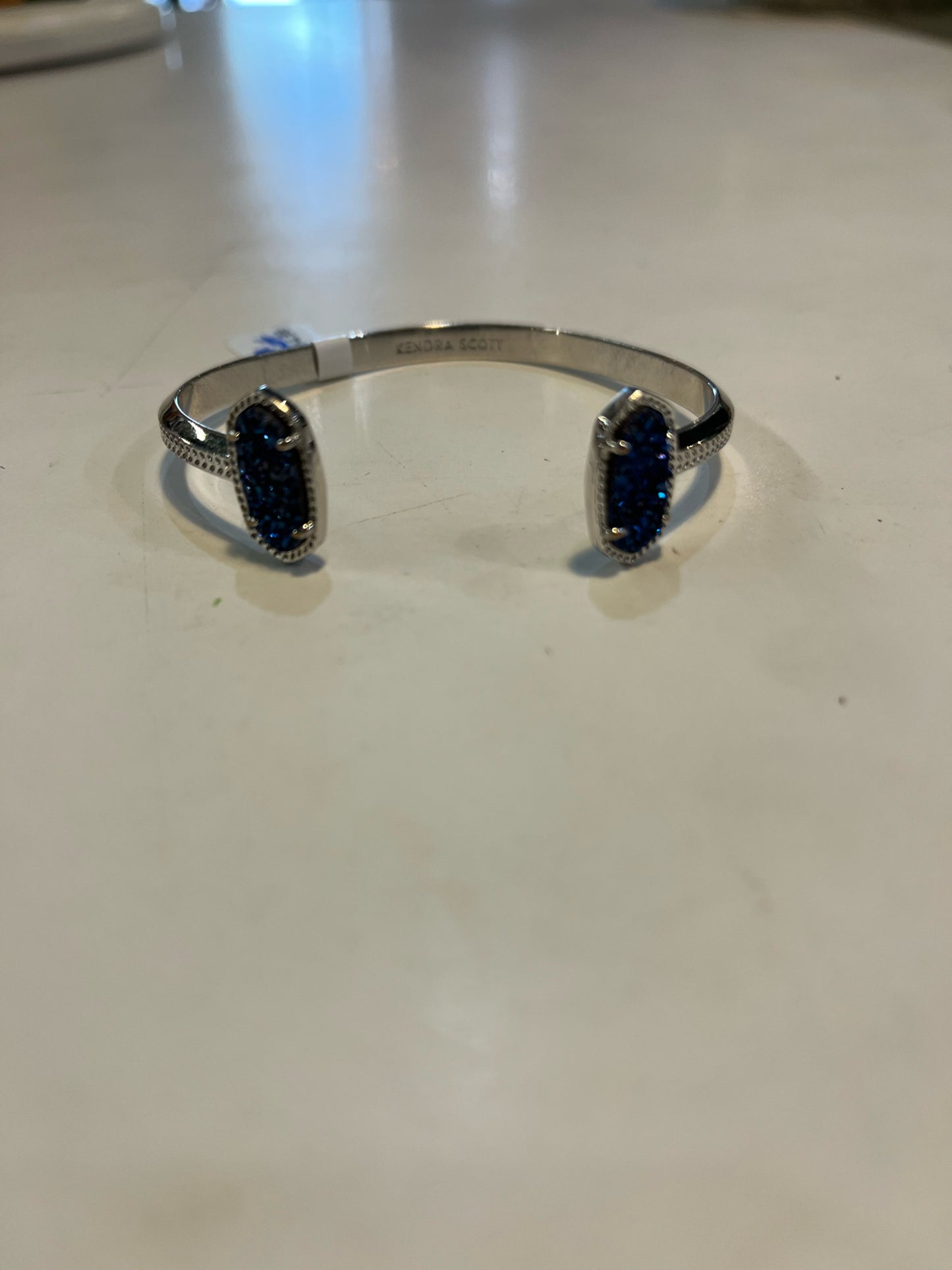 Kendra Scott Navy Stone Cuff Bracelet