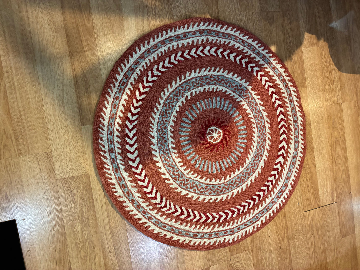 Garnet Hill 3" Round Wool Rug