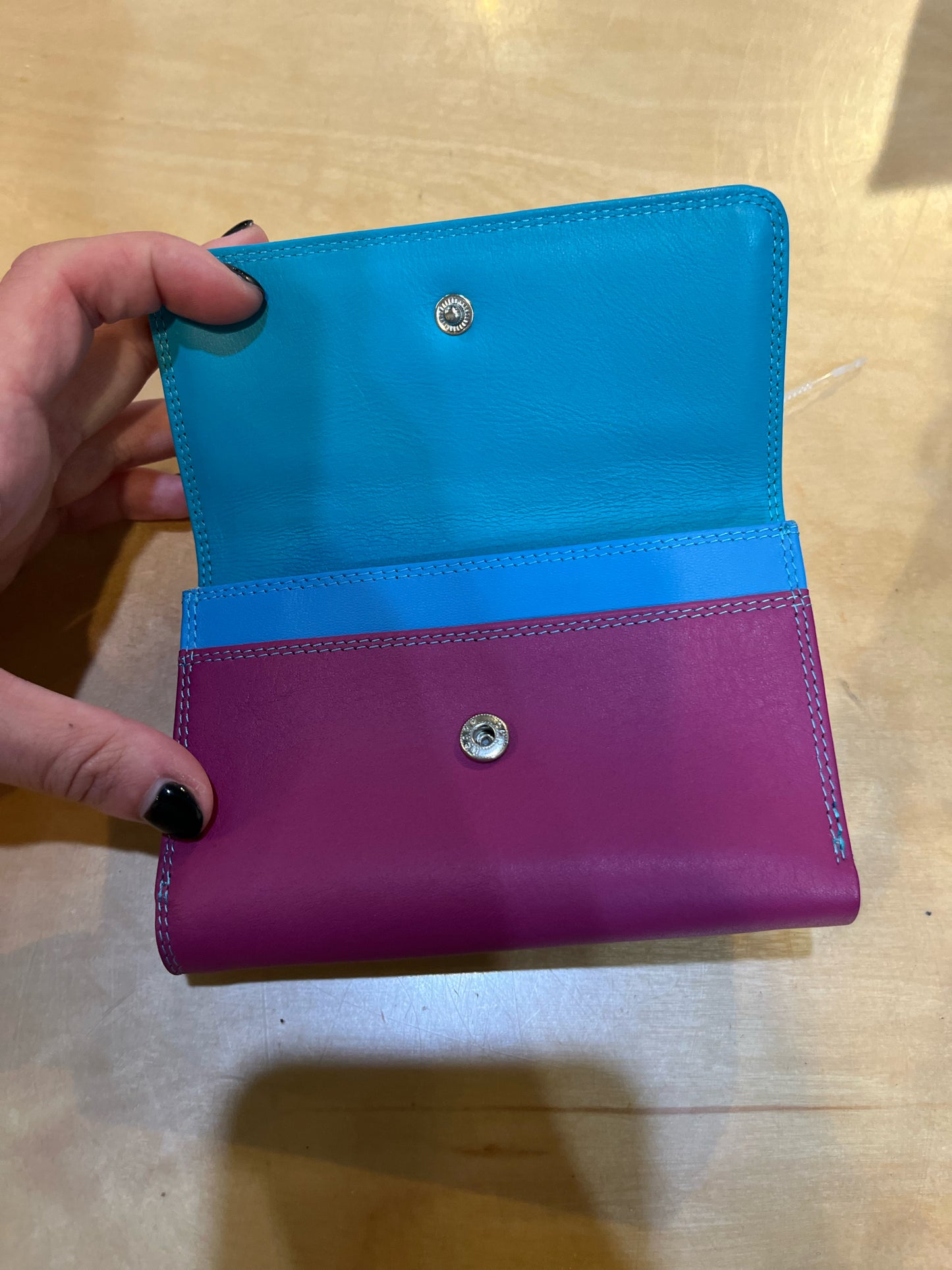 NWT “Mywalit “Liguria Double Flap Purse” Wallet