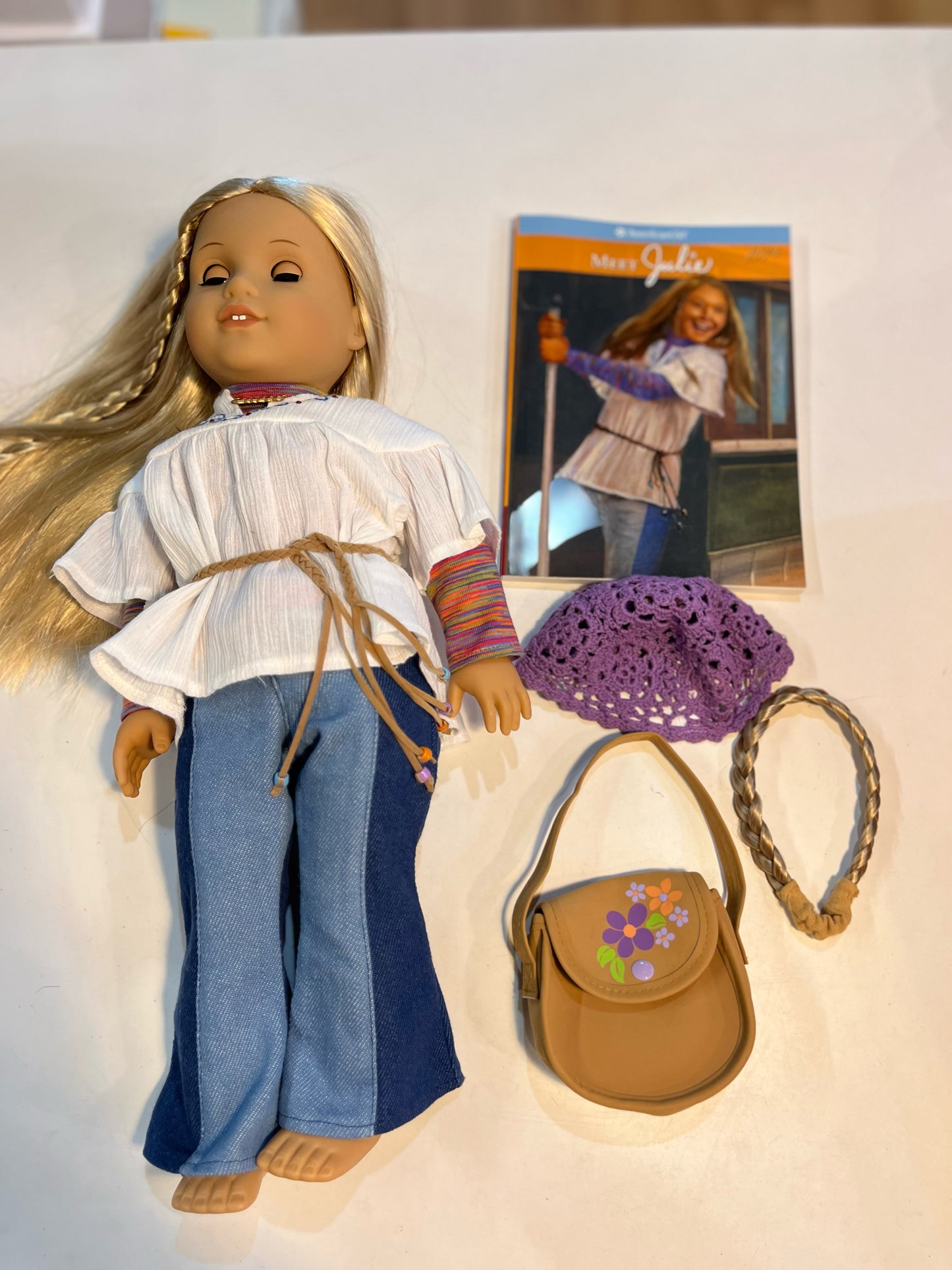 American Girl "Julie Albright & Book Doll" Set