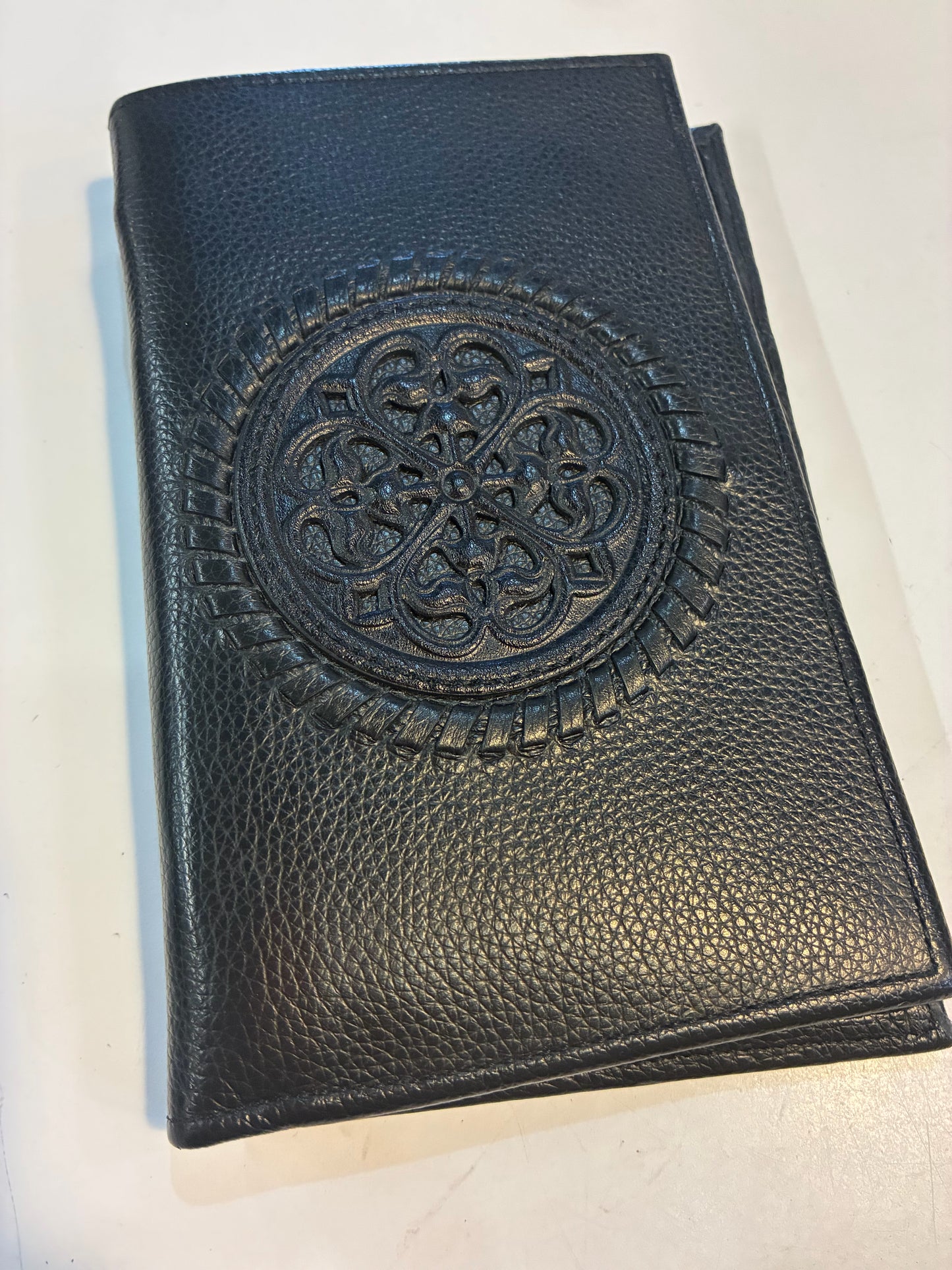 Brighton Black "Ferrera Folio" Leather Wallet