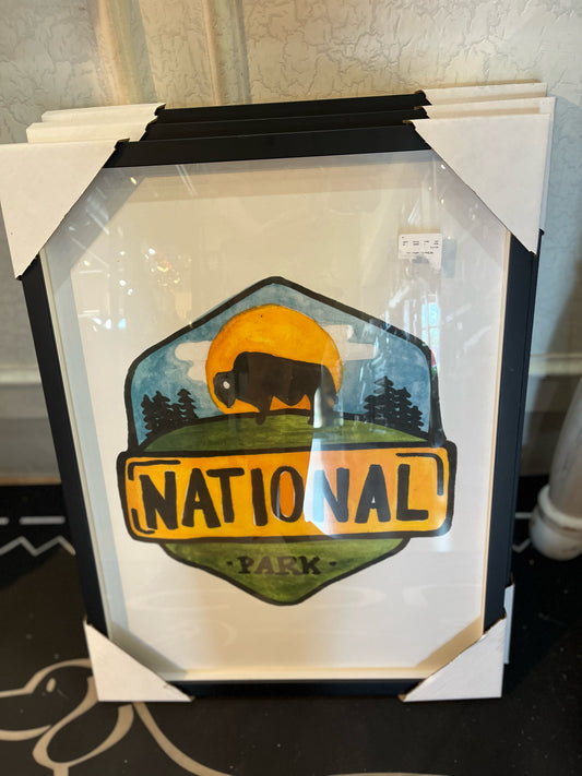 National Park Framed Art