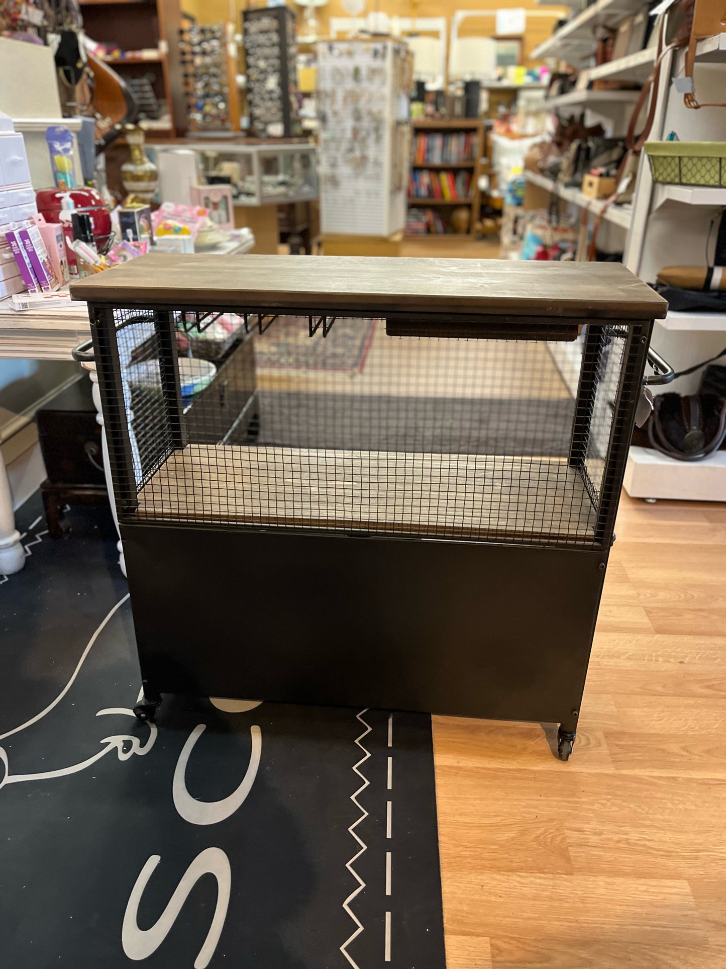 Industrial Style Bar Cart