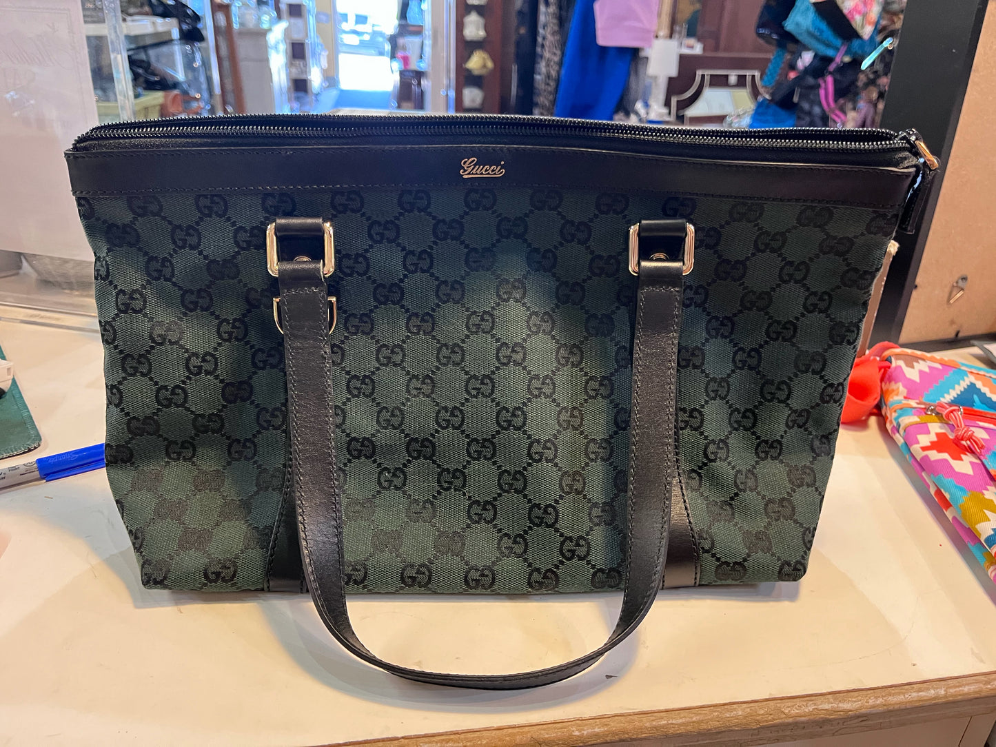 GUCCI Green Handbag