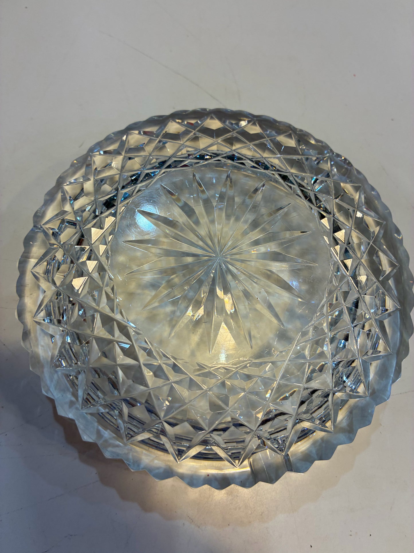 Waterford Crystal 7" Diamond Gotchic Ashtray