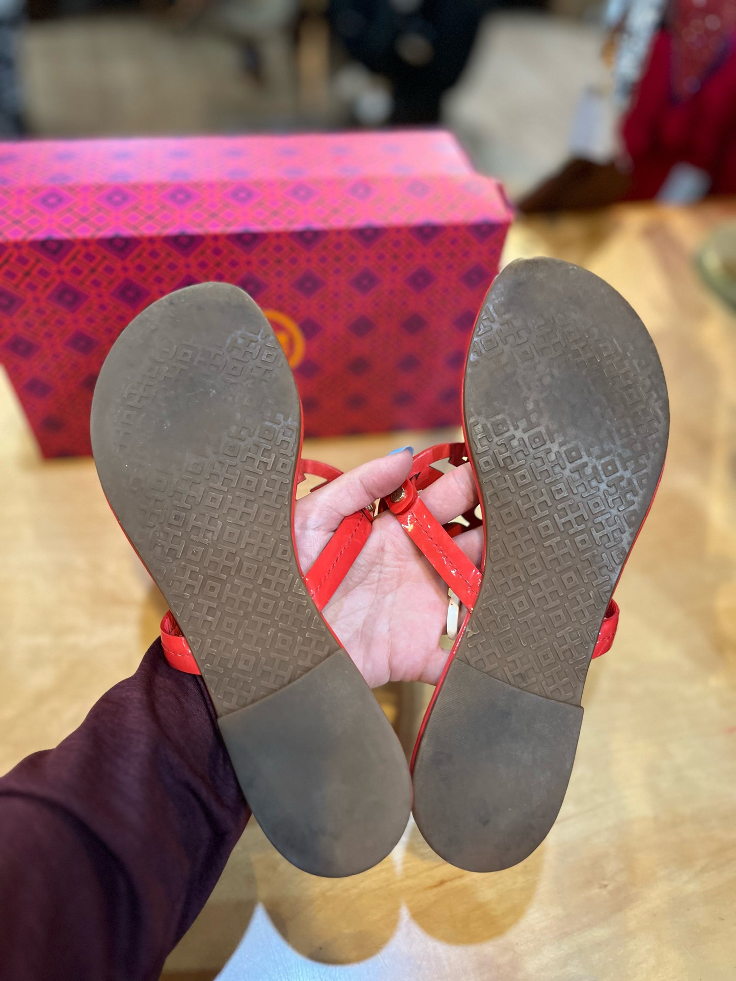 Tory Burch "Vermillion Miller w/ Rainbow" Sandals