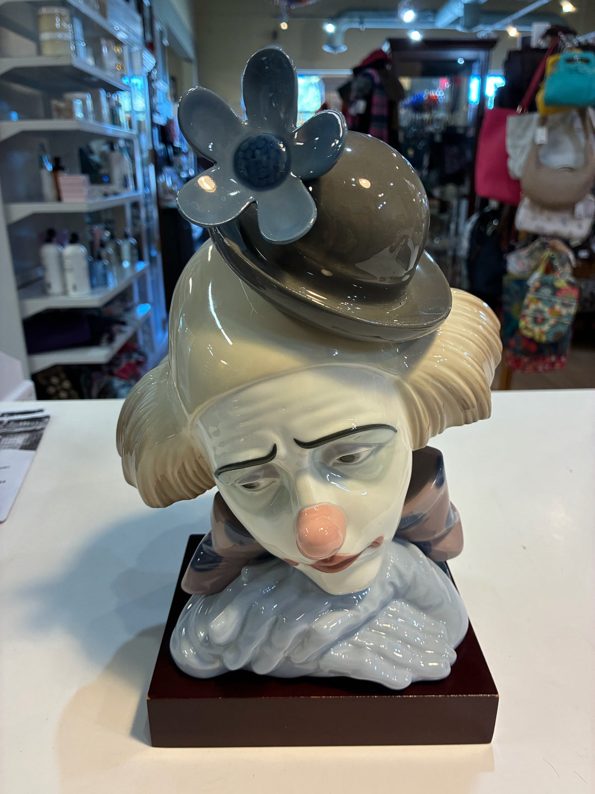 Lladro Pensive Clown Bust  #5130