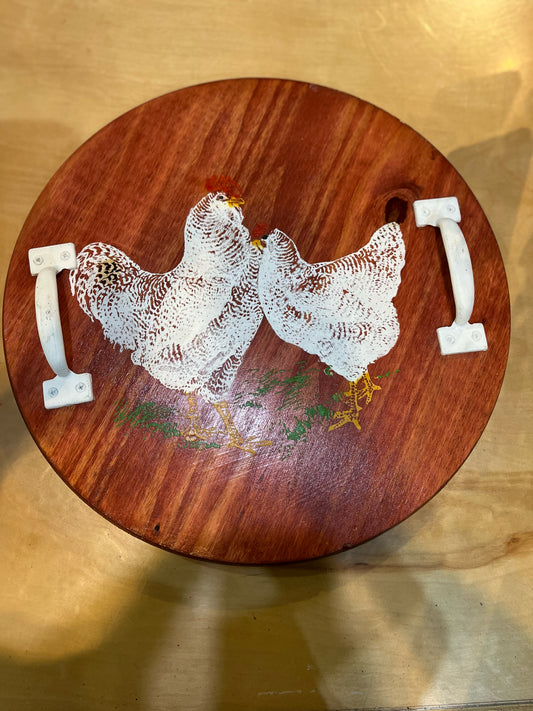 Chicken Handled Tray