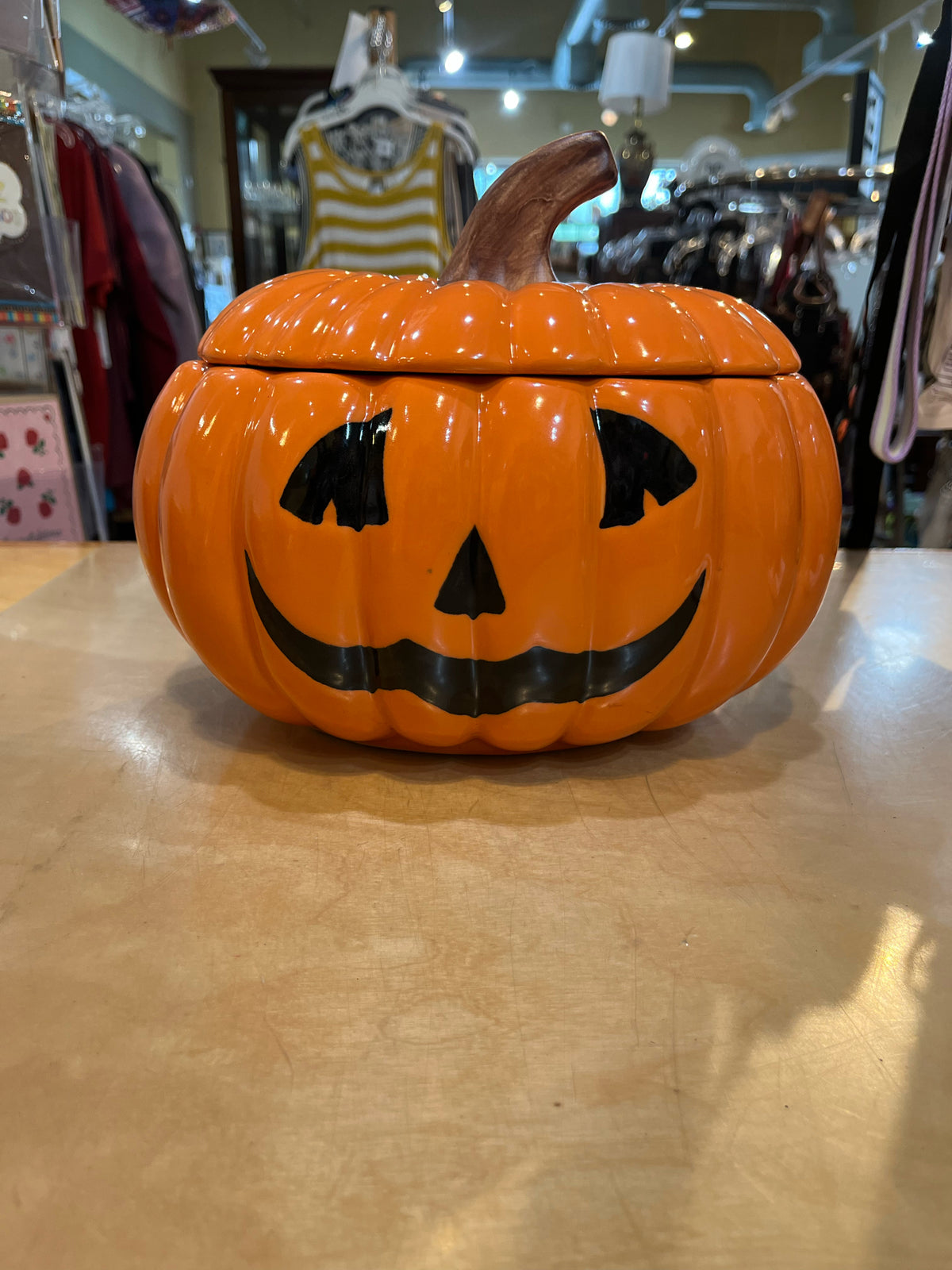 Pottery Barn Jack-o-lantern Cookie Jar