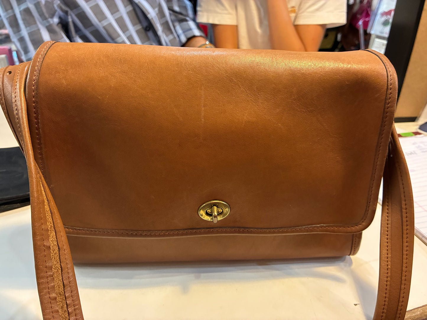 Vintage Coach Saddle Bag