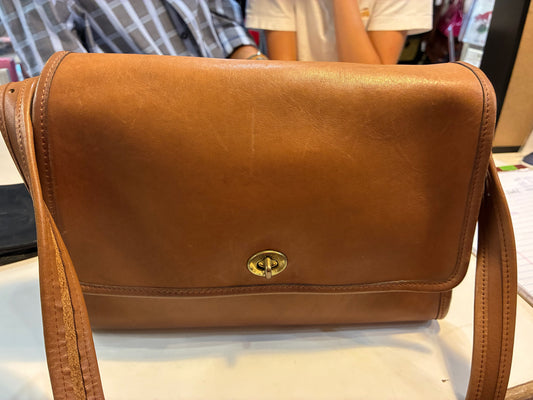 Vintage Coach Saddle Bag