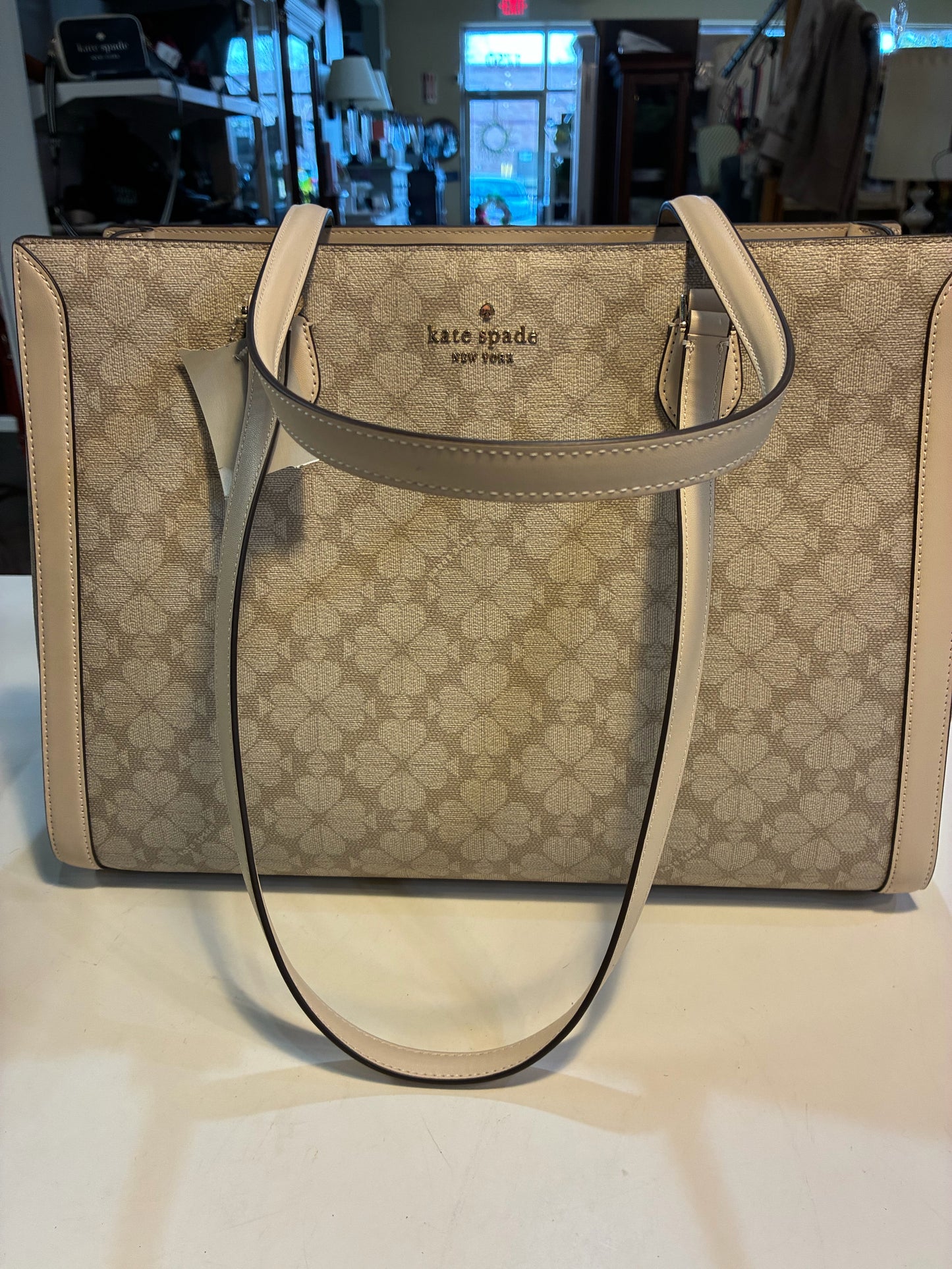 Kate Spade Flower East West Laptop Bag