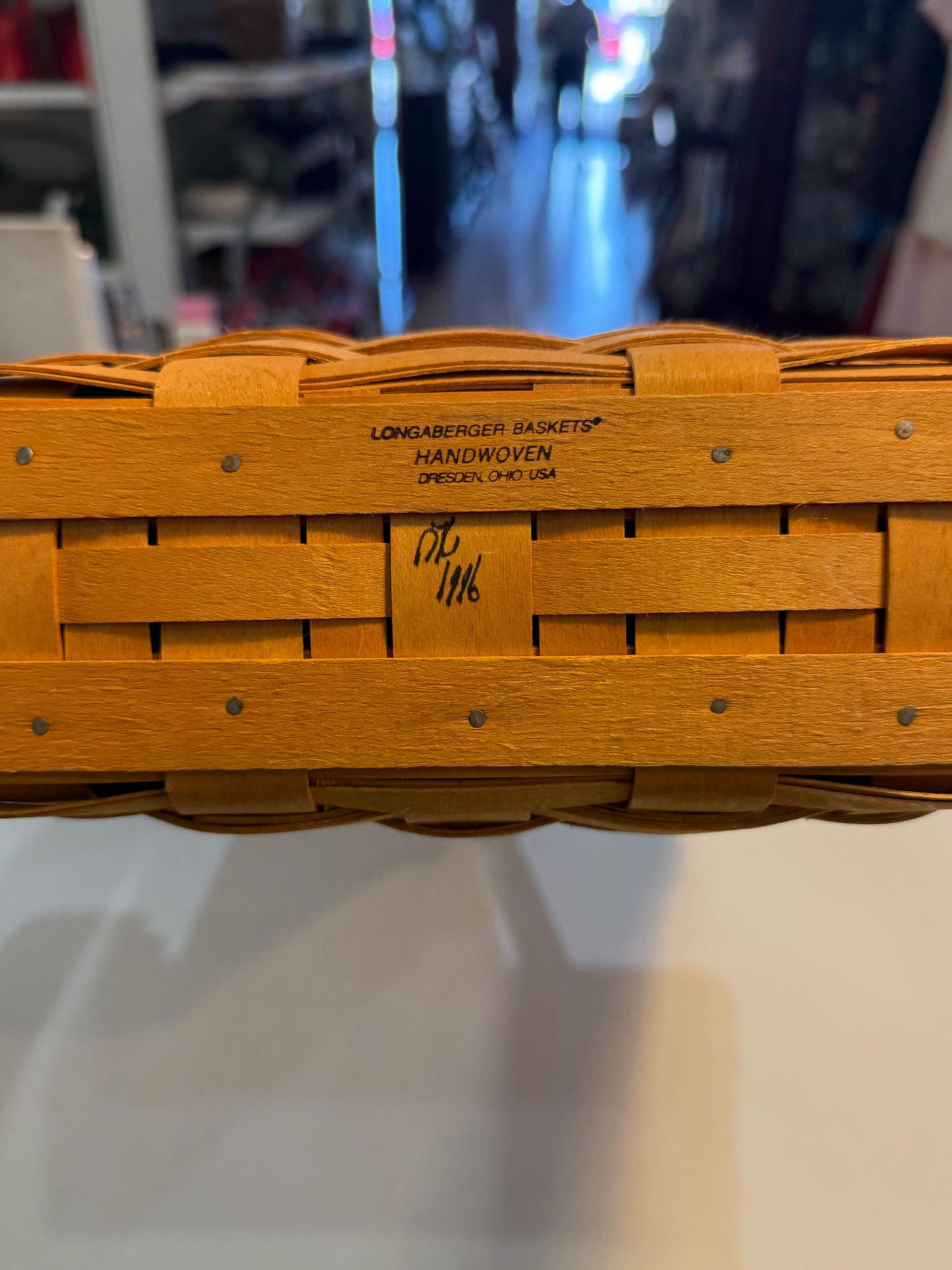 Longaberger Collector's Club 1996 Charter Member Basket