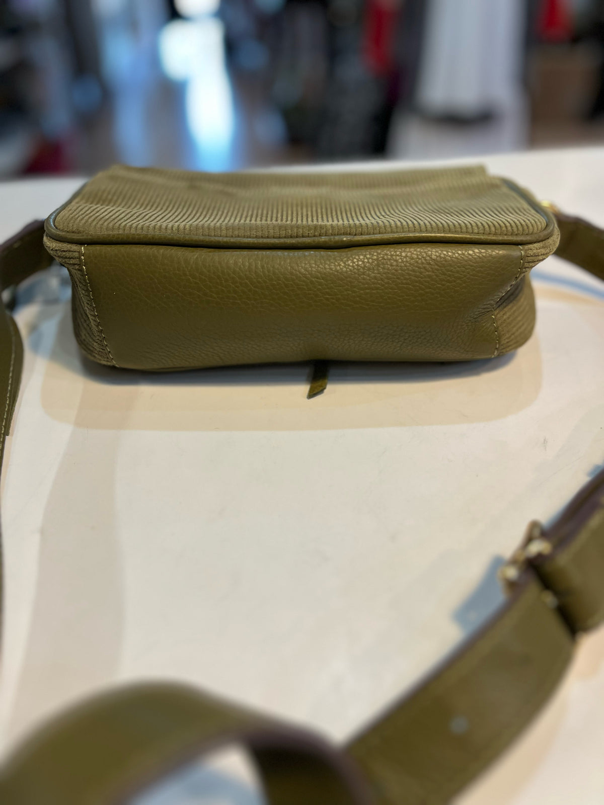 Aimee Kestenberg Olive Green "Stockbridge" Crossbody