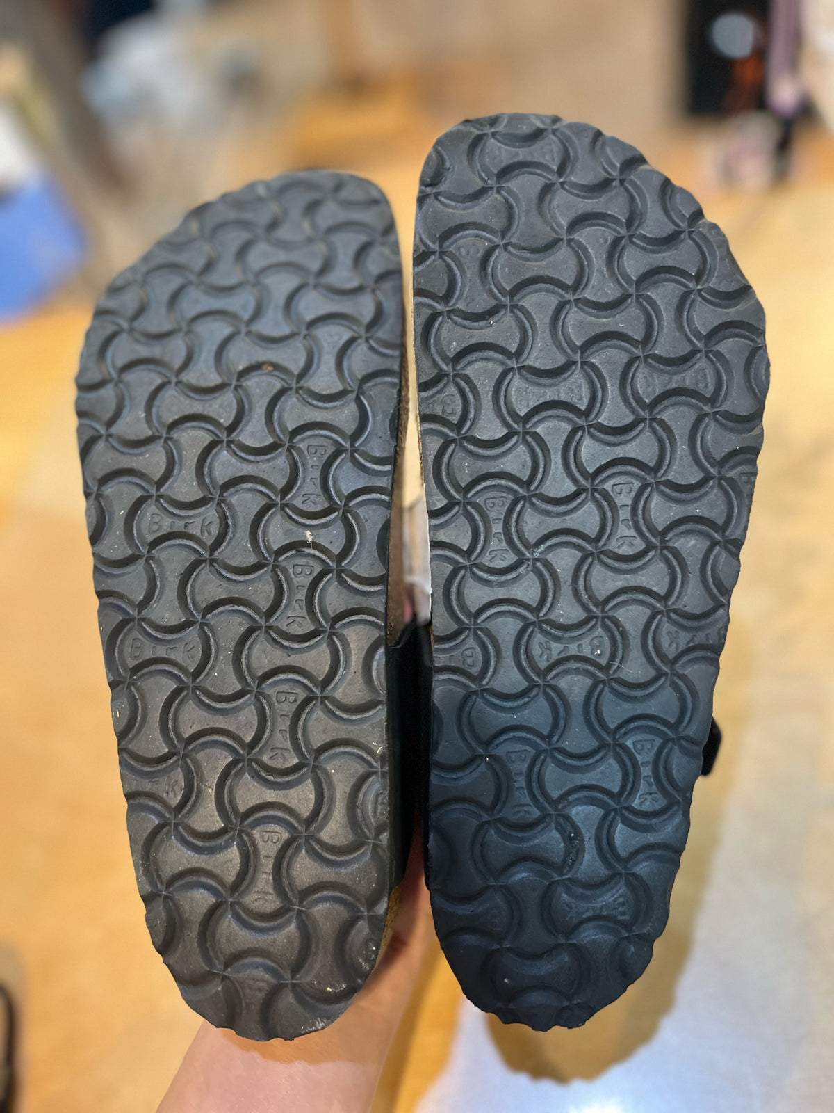 Birkenstock Black “Gizeh” Sandals