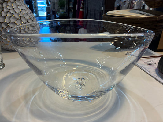 Simon Pearce Glass Oval Barre Bowl