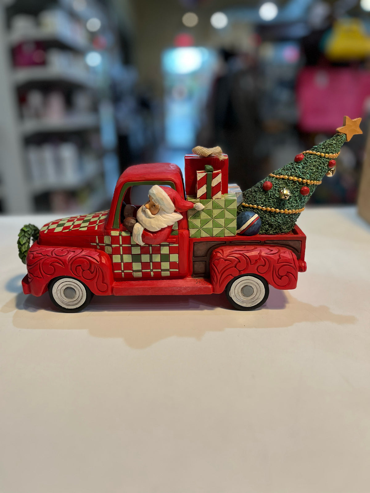 Jim Shore "Country Roads Lead to Christmas Santa Truck" Figurine