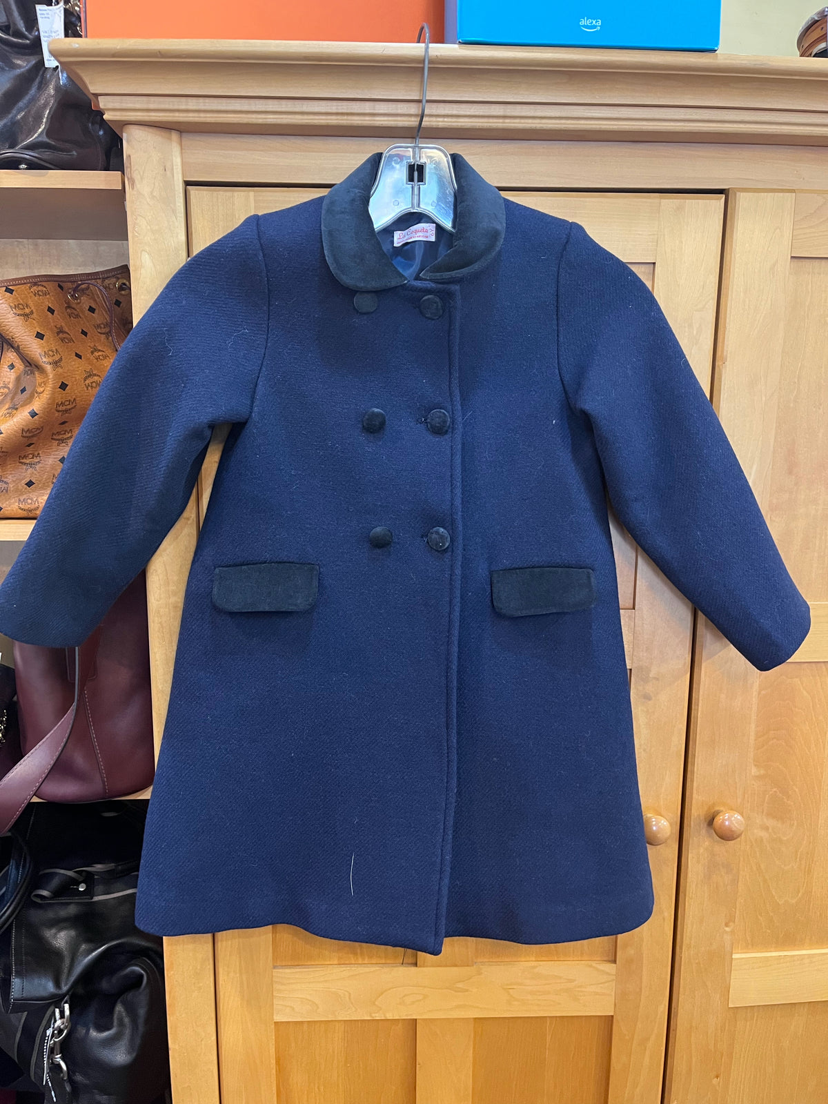 LaCoqueta Navy Arrieta Coat