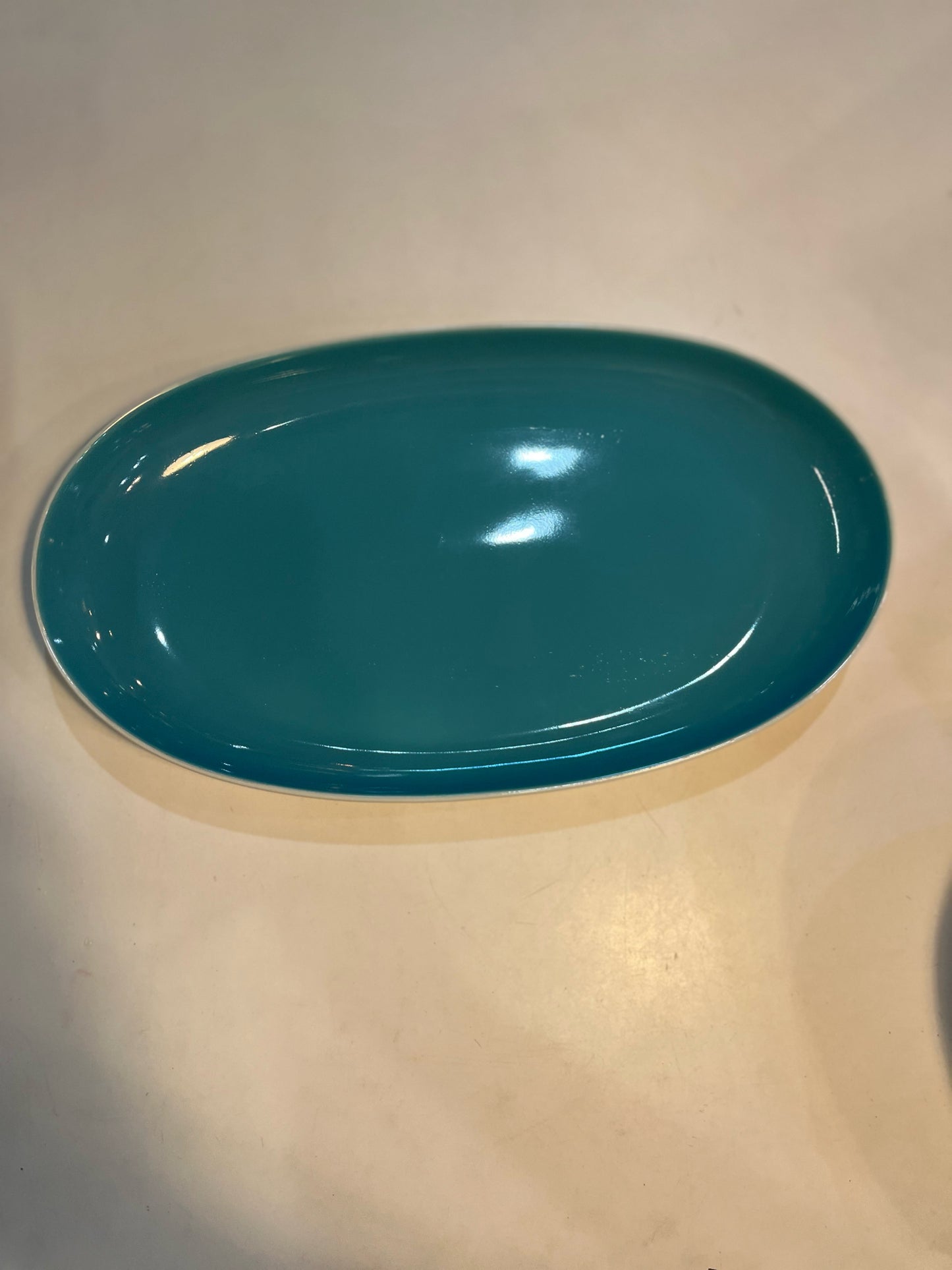 Lenox x Kate Spade Oval Blue & White Platter
