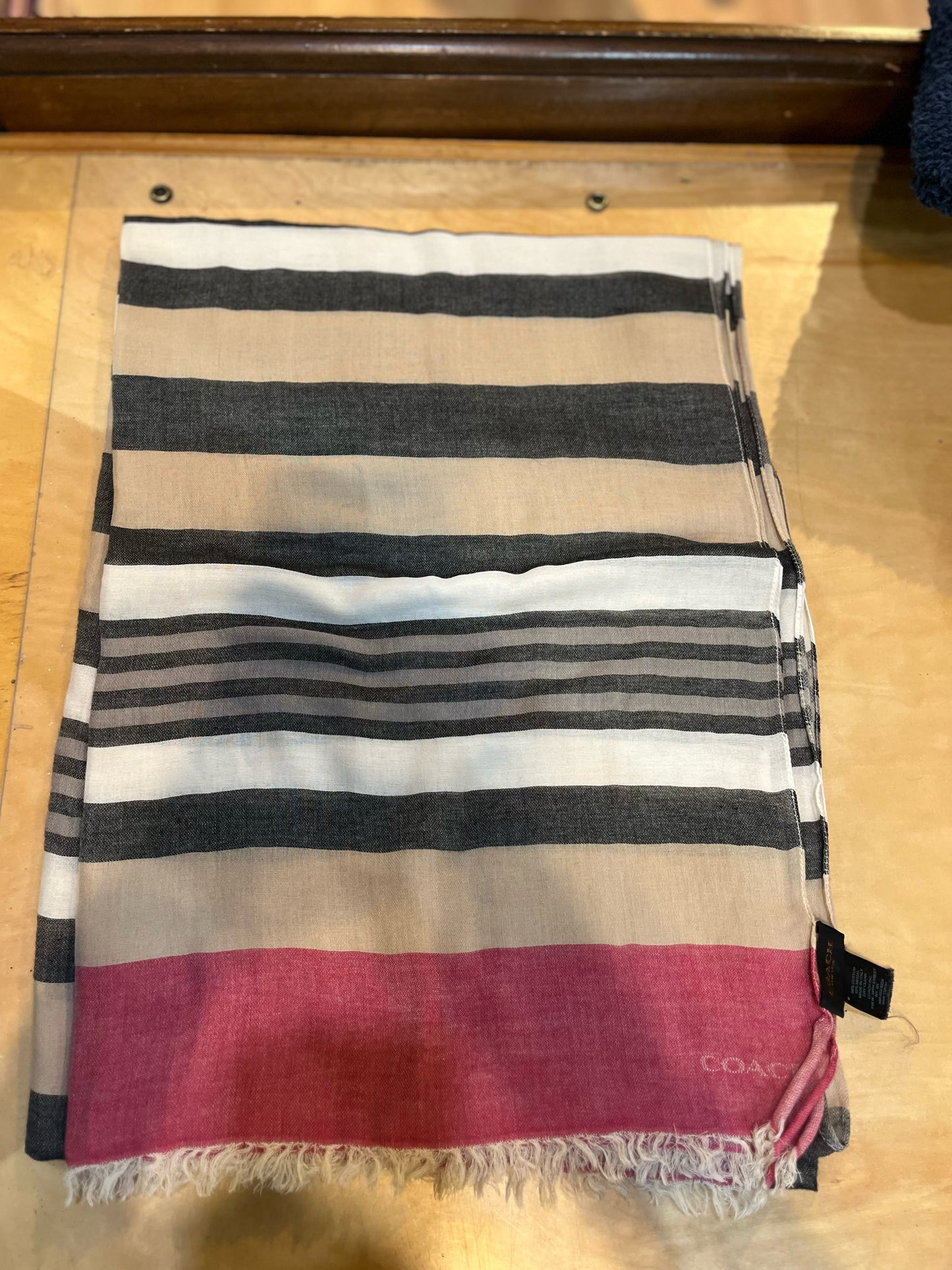 Coach “Hadley” Scarf