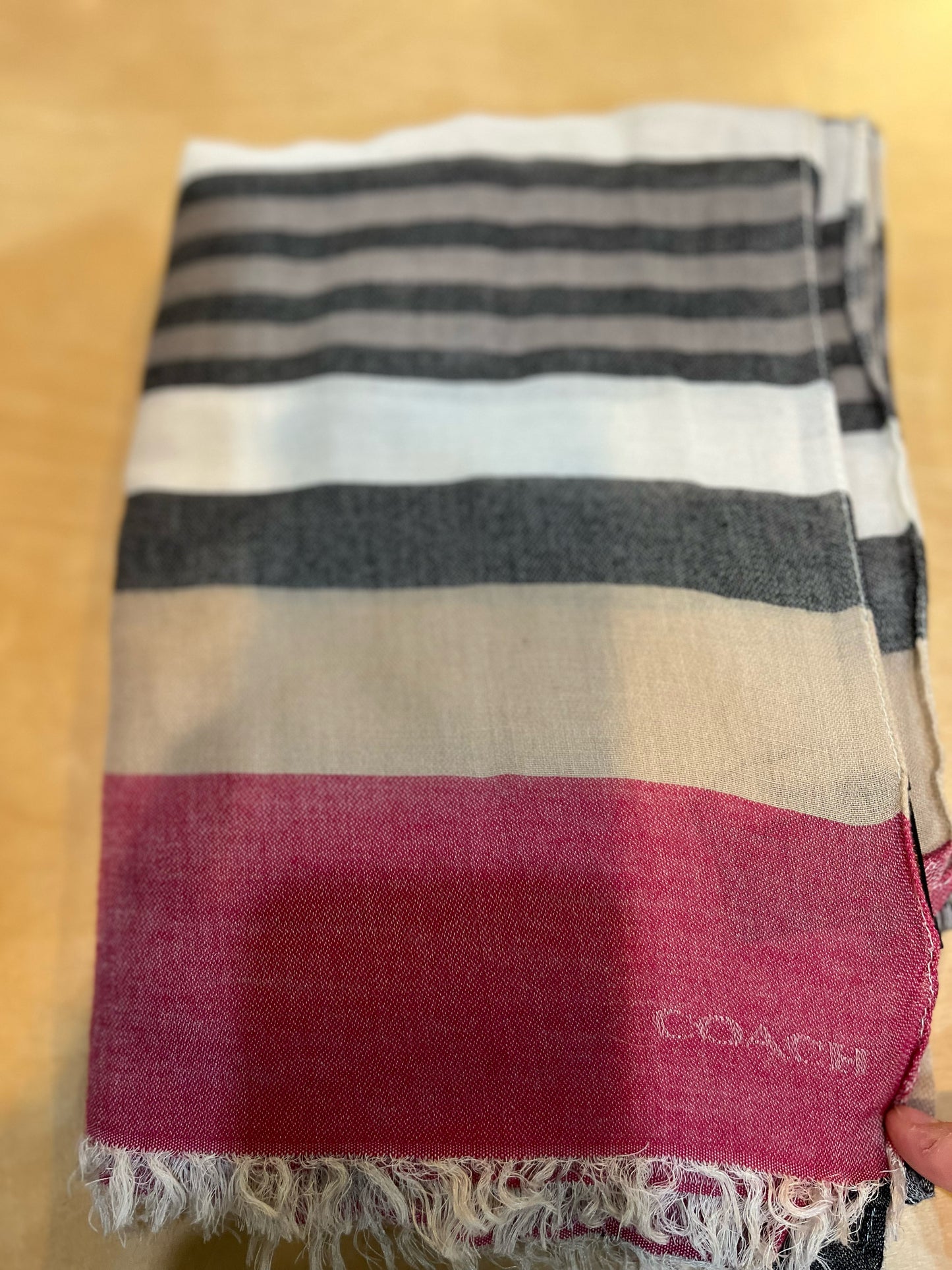 Coach “Hadley” Scarf