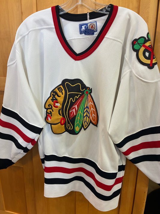 Vintage Starter Chicago Blackhawks Jersey