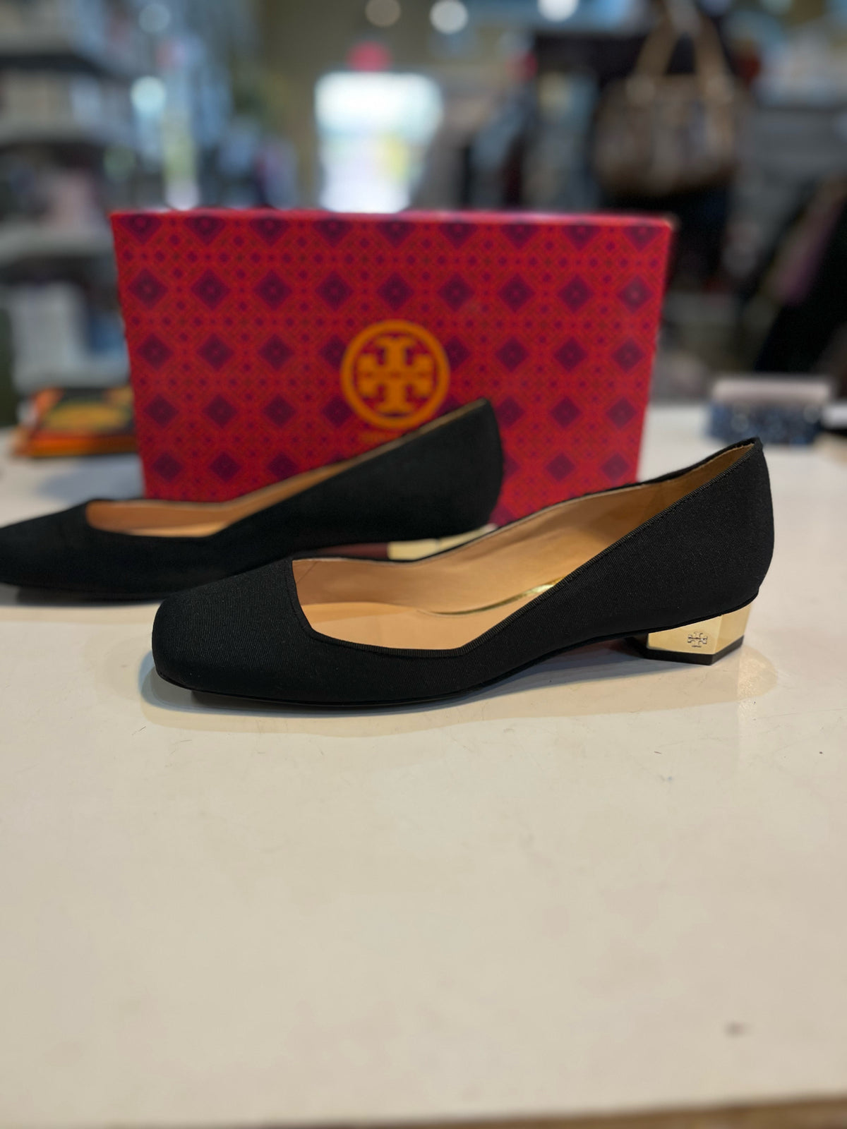 9 Tory Burch Black Flats