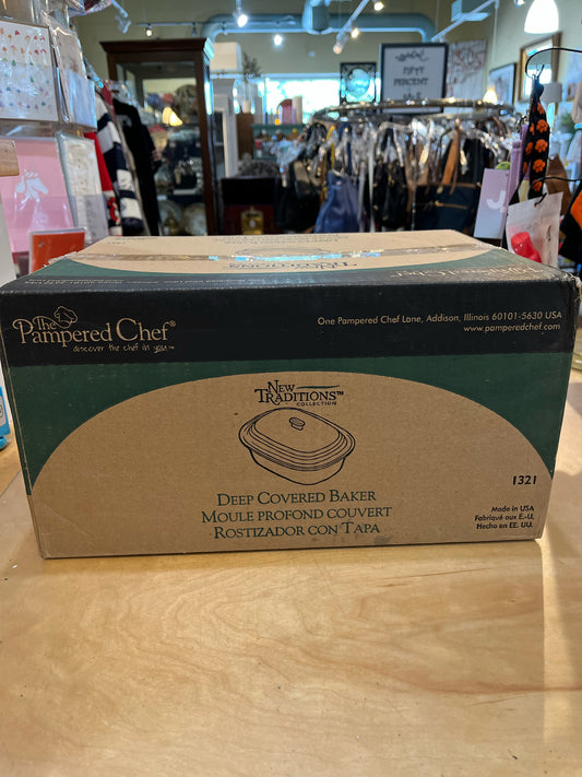 pampered chef deep covered baker