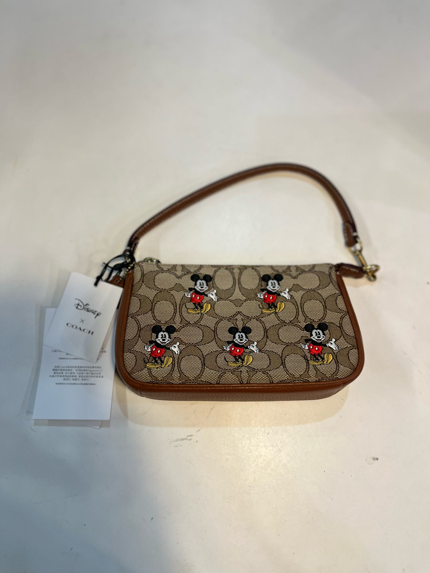 NWT Disney x Coach Teri Signature Jacquard Handbag