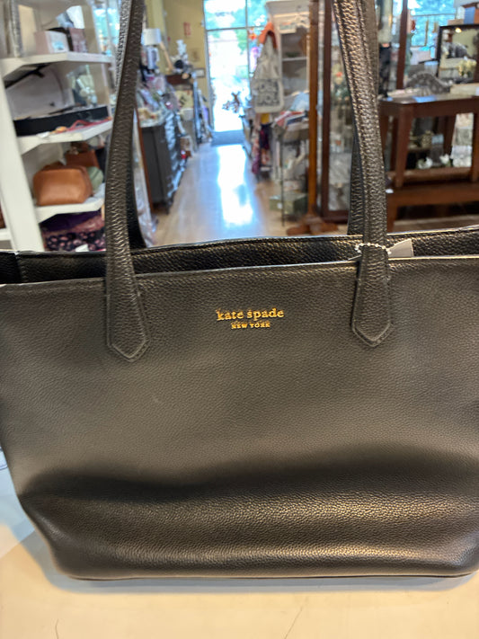 Kate Spade Black Leather Tote