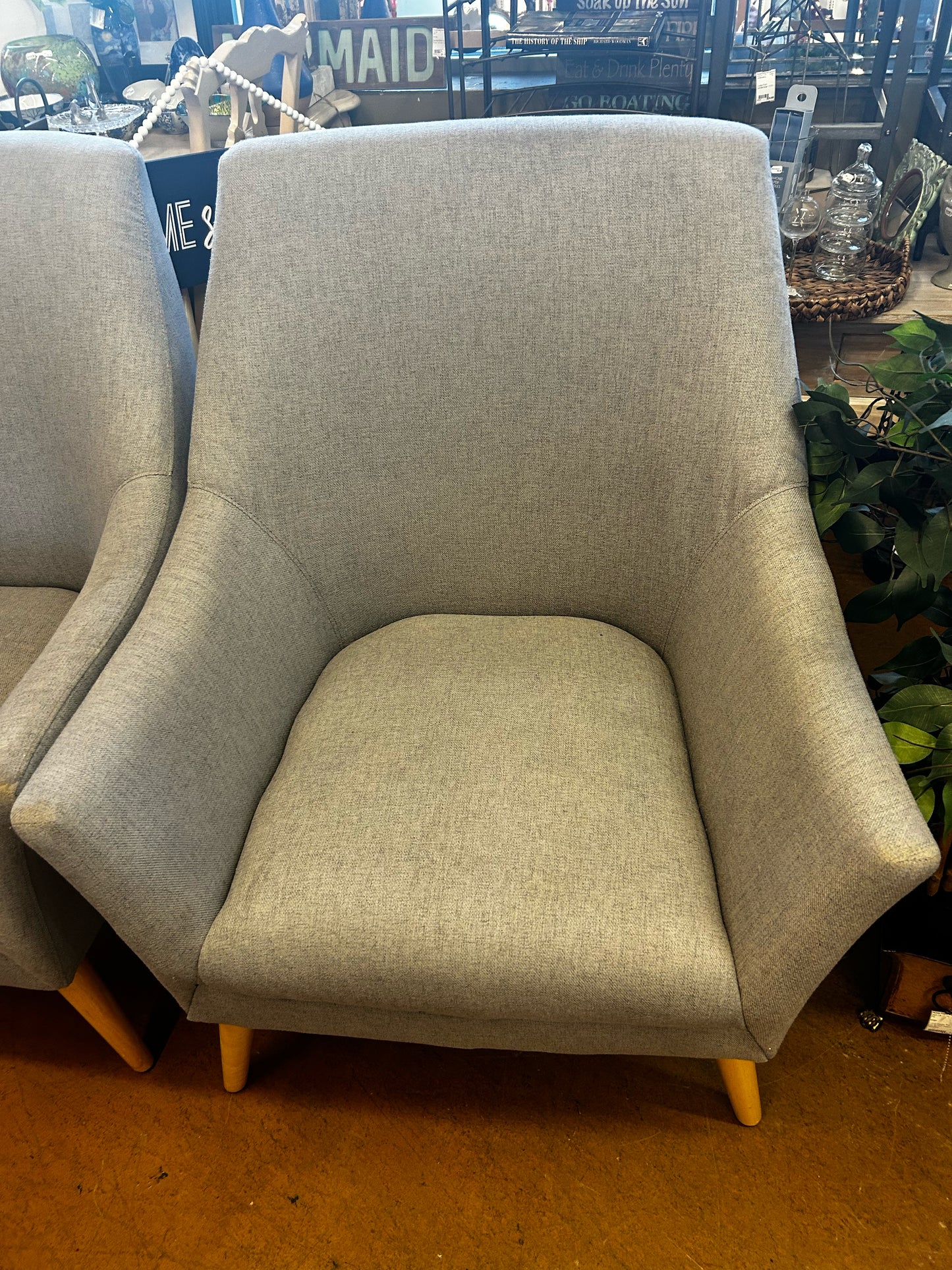 Gray Arm Chair