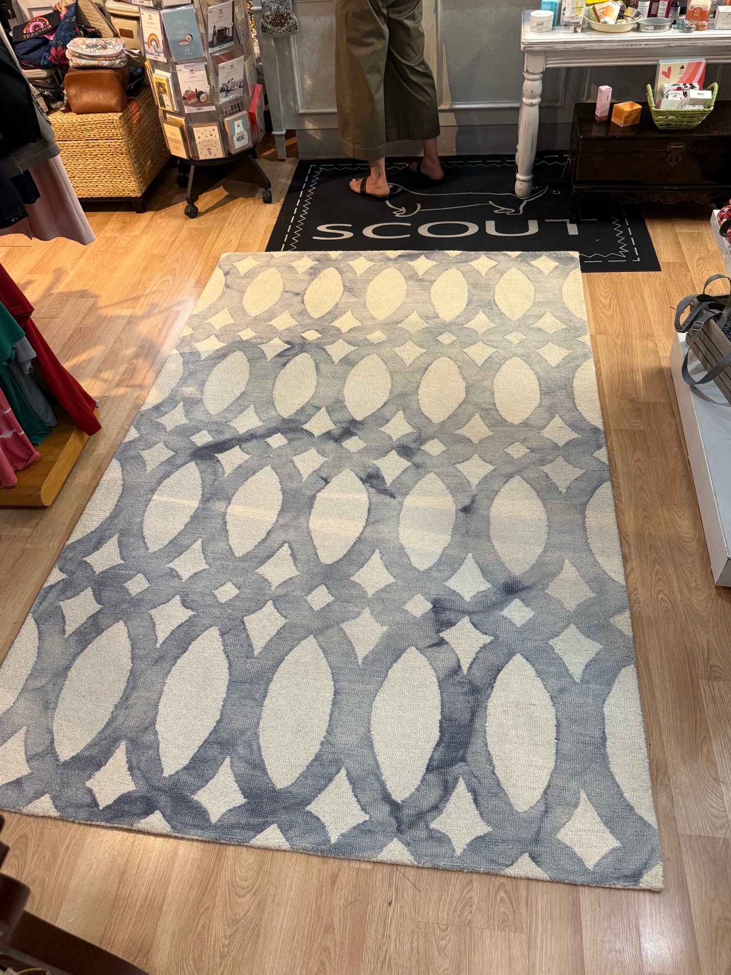 Dip Dye 5x8 Wool Rug