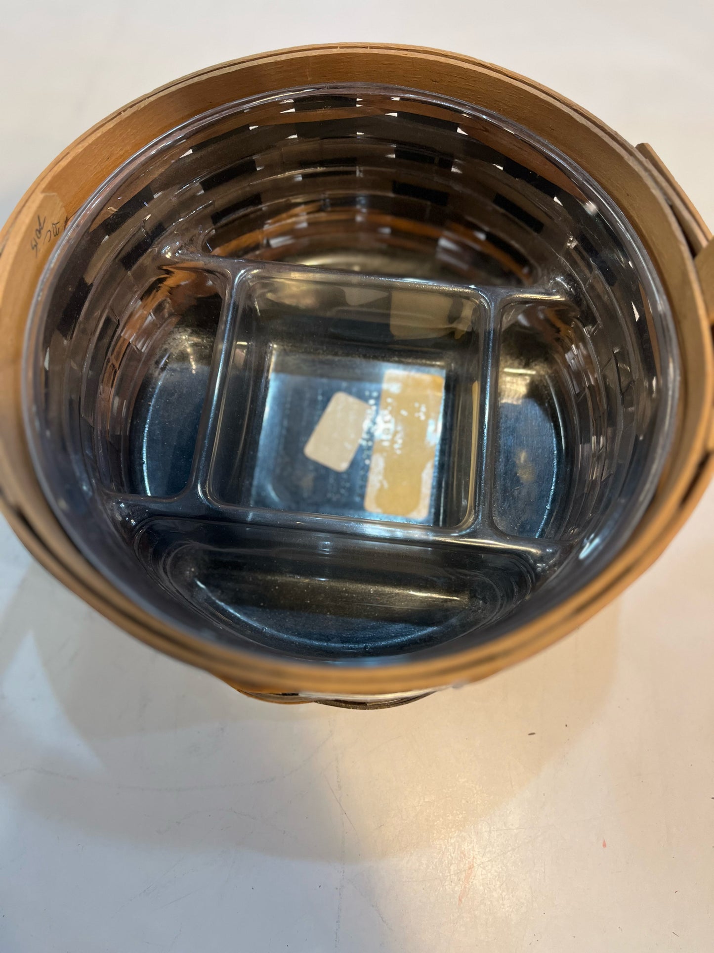 Round Handled Longaberger Basket, Woven Memories 2015