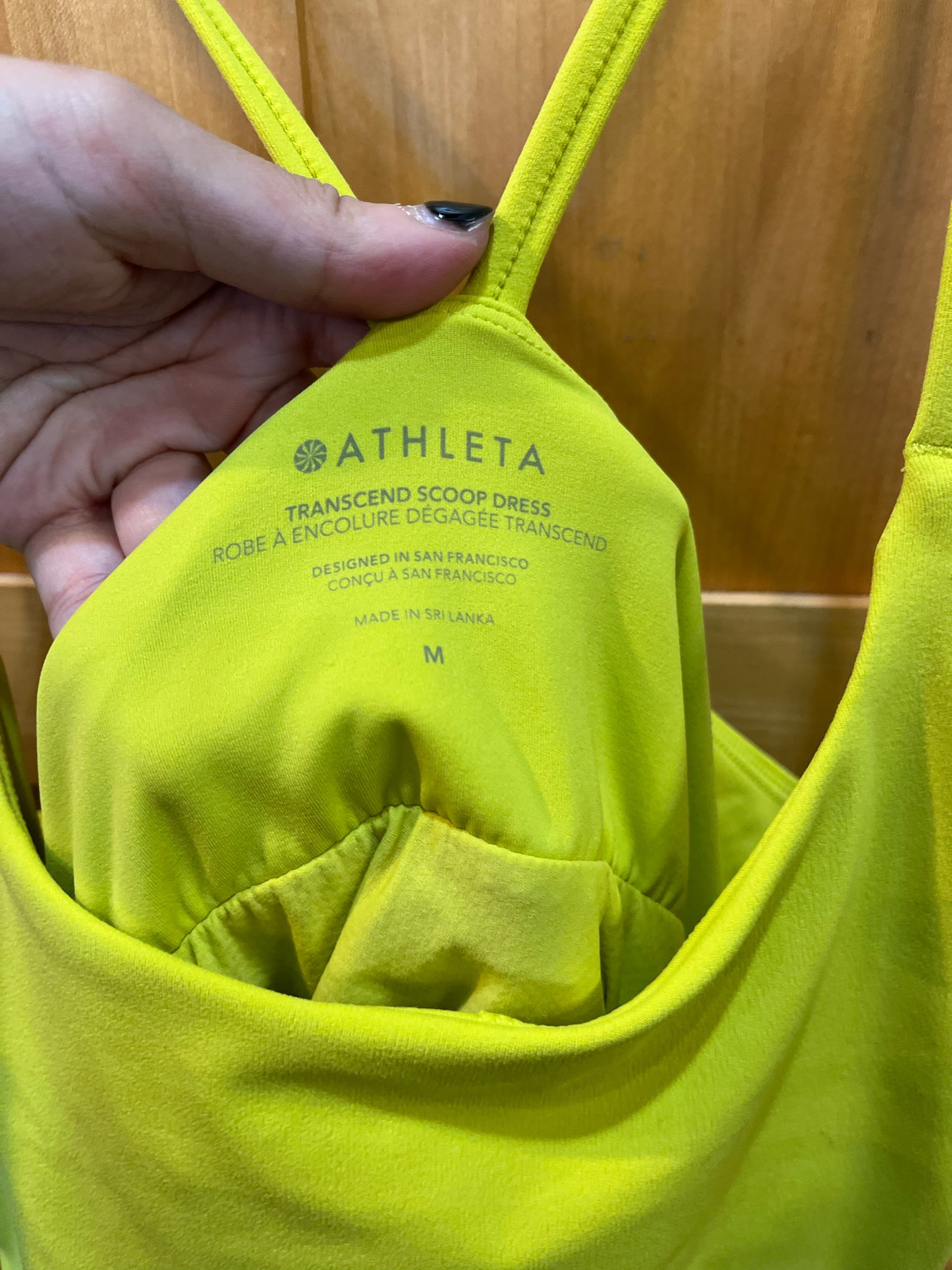 Athleta Lime Green Dress