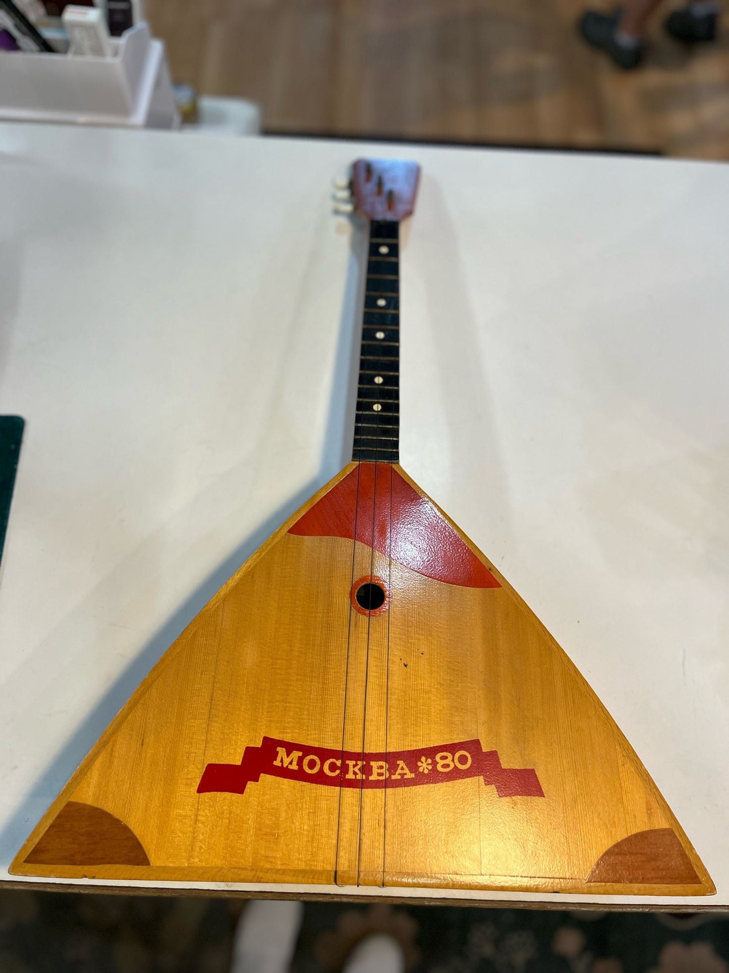 Vintage Mockba Balalaika Folk Instrument